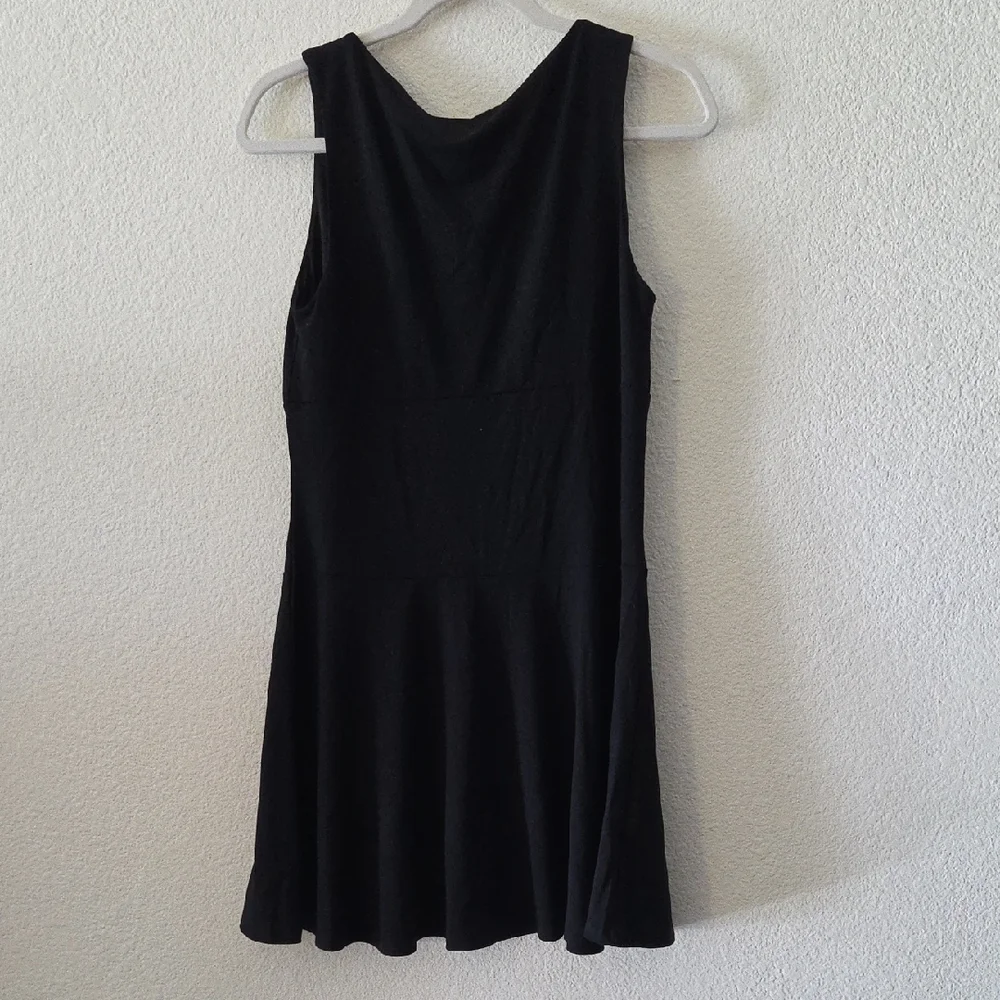 Express Black Sleeveless Fit & Flare Mini Dress - Picture 5 of 5